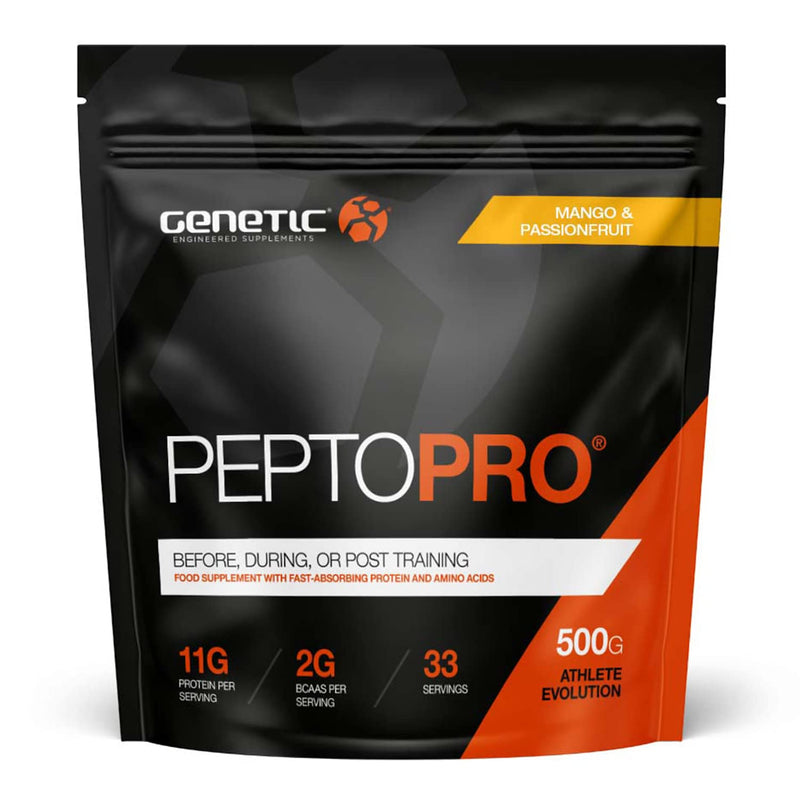 Genetic Supplements Hydrolysate Protein Powder – Pure Casein Powder, Protein Isolate, Pre-Workout Supplement, Mango Passion Fruit, 500g, 33 Servings Mango Passionfruit - BeesActive Australia