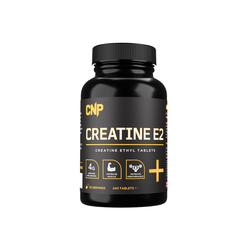 CNP Professional Creatine Range, 500g / 250g Creatine Monohydrate Powder, E2 Ethyl Ester 240 Capsules (E2 Capsules) E2 Capsules - BeesActive Australia