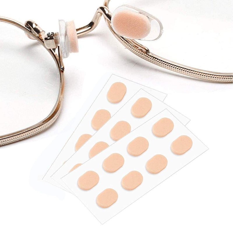 Nose Pads Soft Foam Adhesive Anti-Slip Silicone Eyeglass Nose Pads Stick On for Glasses Eyeglasses Sunglasses 12 Pairs, 1.0mm,Skin Color Skin Color - BeesActive Australia