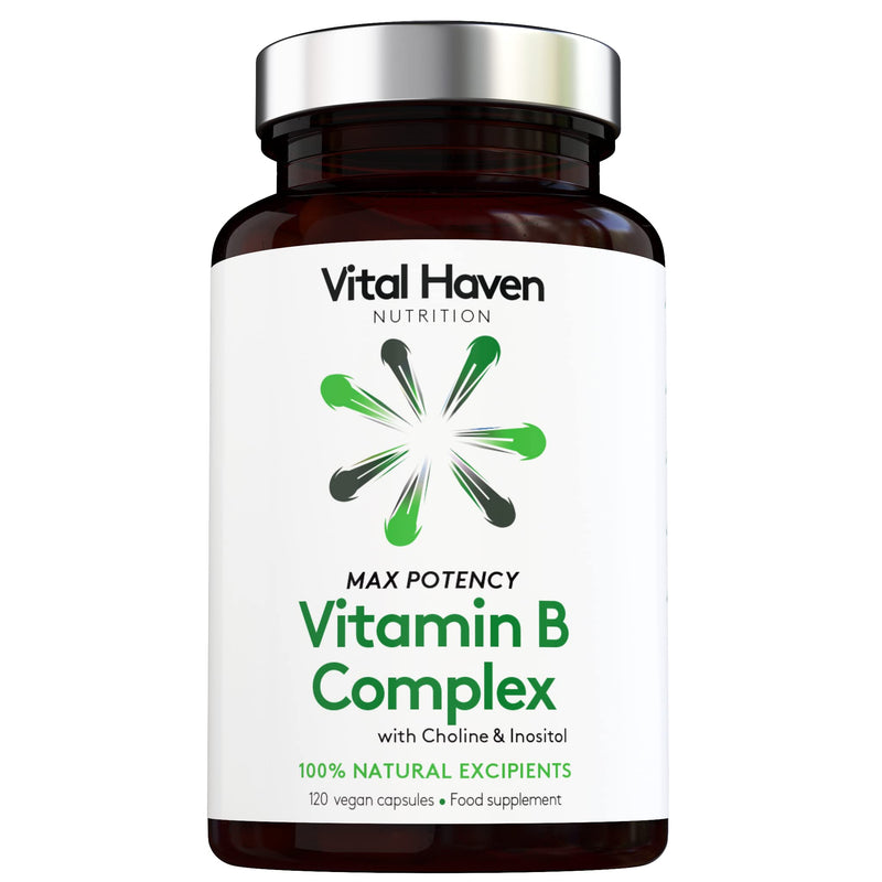 Triple Action Formula - Vitamin B Complex + Choline + Inositol - Vegan - High Strength - 4 Months Supply - Premium Ingredients - for Better Immune System and Cell Health - Made in The UK - BeesActive Australia