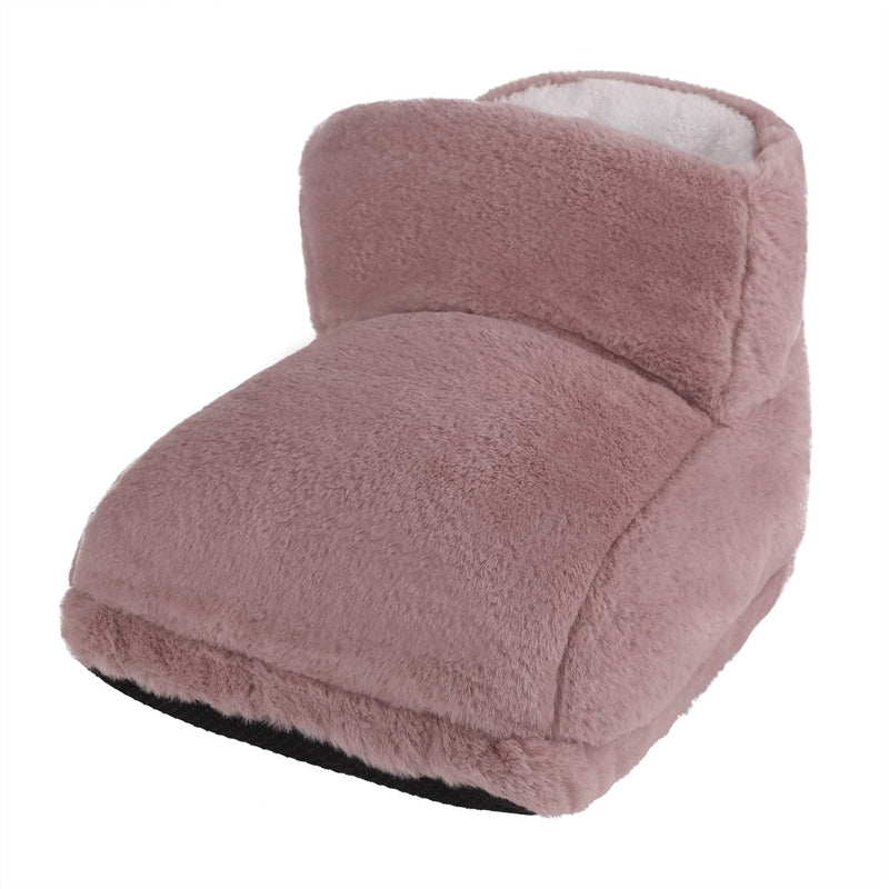 Heated USB Foot Warmer Large�Winter Warm Shoes�with Electric Detachable�Washable Heating Pad Comfort Faux Fur Plush�Lining for Women Men Home Bed Sofa Chair Office Cold Weather Perfect Relaxation Pink - BeesActive Australia