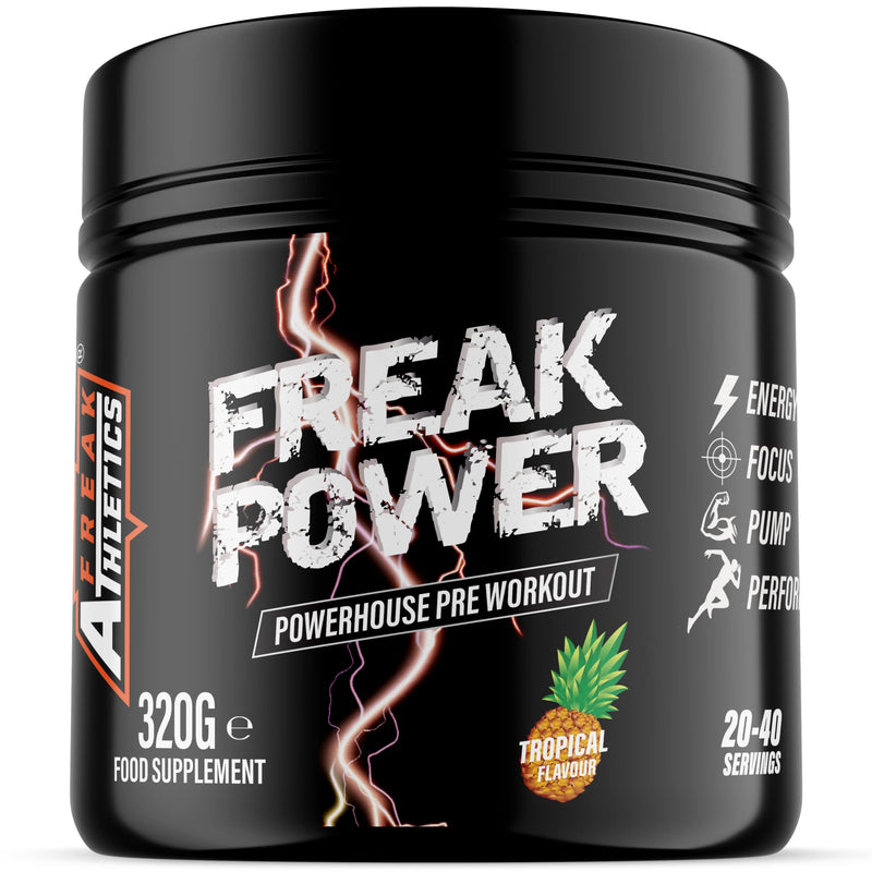 Freak Power Pre Workout 320g Pre Workout Powder (Tropical) Tropical - BeesActive Australia