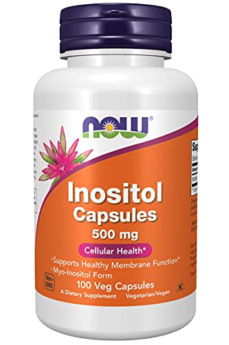 Now Foods, Inositol, 500mg, 100 Vegan Capsules, Lab-Tested, Vitamin B8, Gluten Free, SOYA Free, Vegetarian - BeesActive Australia