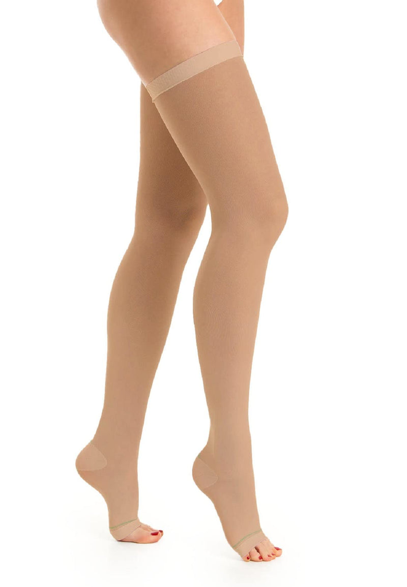 Relaxsan Antiembolism M0370A Open-toe anti-embolism hold up stockings - K1-18-23 mmHg S Skin - BeesActive Australia