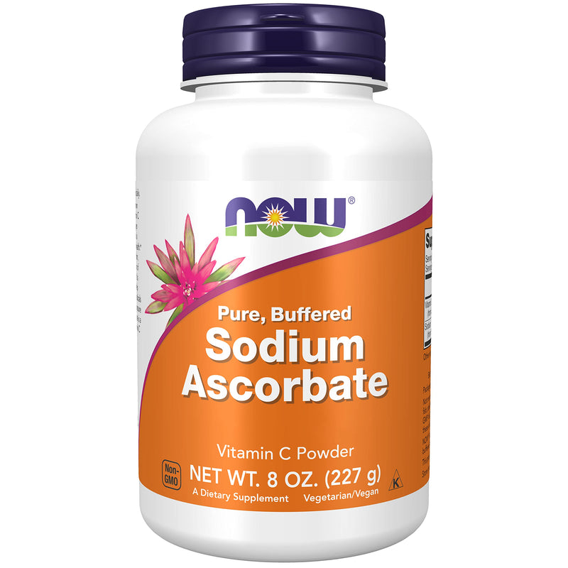 Now Foods, Sodium Ascorbate, Buffered Vitamin C, 227g Vegan Powder, Lab-Tested, Gluten Free, Soy Free, Vegetarian, Non-GMO - BeesActive Australia