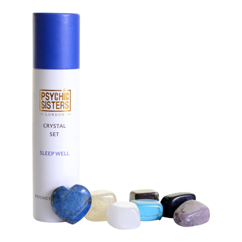 Psychic Sisters - Crystal Set - 7 Different Gemstones - Reiki Cleansed & Energised (Sleep Well) Sleep Well - BeesActive Australia