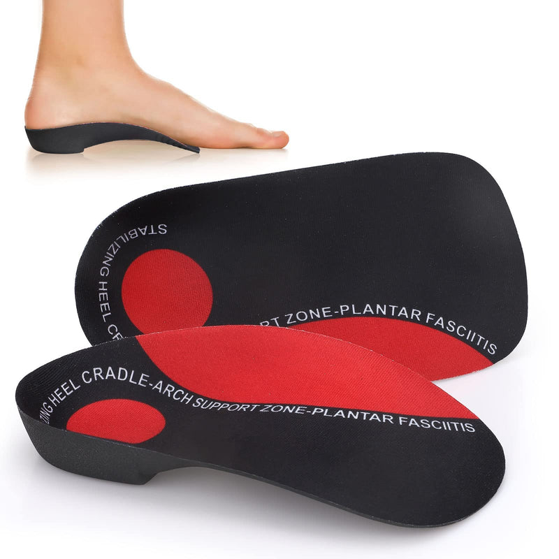 Orthotic Insoles, 3/4 High Arch Support Shoe Inserts Insoles for Women and Men, Orthotic Insoles Support for Plantar Fasciitis, Flat Feet, Over-Pronation, Heel Pain, Heel Spur (5-8.5 UK） Medium(5-8.5 UK） - BeesActive Australia