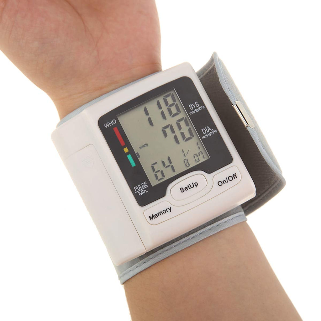 SOONHUA Blood Pressure Monitor, Automatic Digital Wrist Blood Pressure Monitor BP Cuff Machine Home Test Device for Home Use - BeesActive Australia