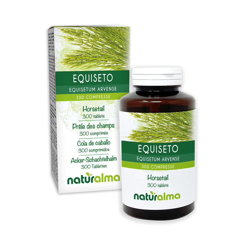 Horsetail (Equisetum arvense) herb NATURALMA | 150 g | 300 Tablets of 500 mg | Food Supplement | Natural and Vegan - BeesActive Australia