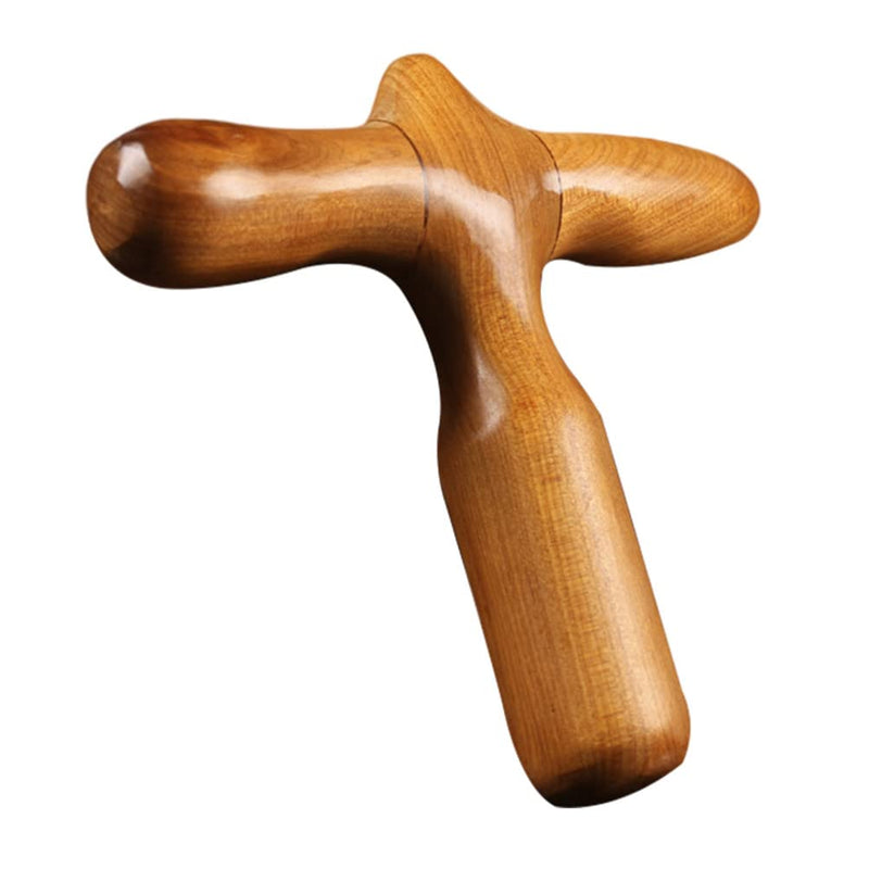 Lurrose Thai Massage Tools Wooden Stick Massager Acupuncture Point Tool Chinese Health Baoding Fitness Balls Health Exercise Stress Balls for Men Women - BeesActive Australia