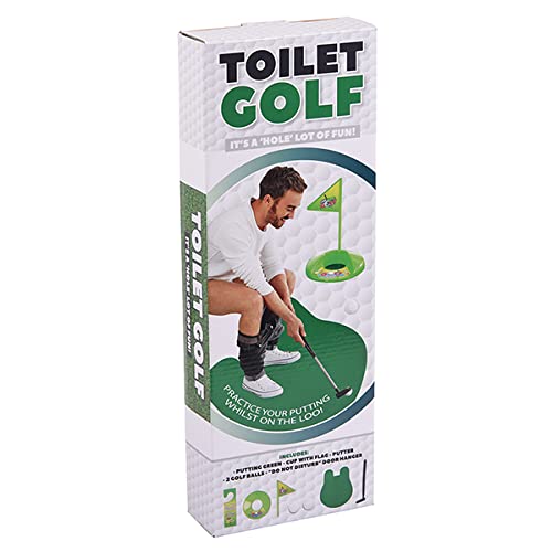 Diabolical Toilet Golf - Great Gag Gift for Toilet Use - Ideal for men, women, and teens - funny novelty cheap - BeesActive Australia