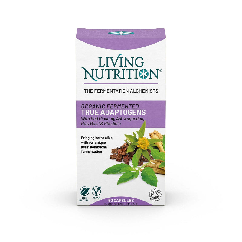 Living Nutrition Organic Fermented True Adaptogens - BeesActive Australia