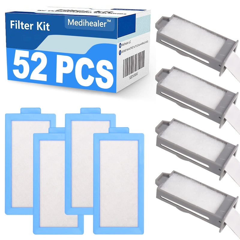 52PCS Medihealer Filters Compatible with Dreamstation 2: Includes 4 Preassembled Filters+ 22 Pollen Filters+ 22 Ultra-Fine Filters, Filters Replacement Supplies, Reusable Assembly Filter Kit. - BeesActive Australia