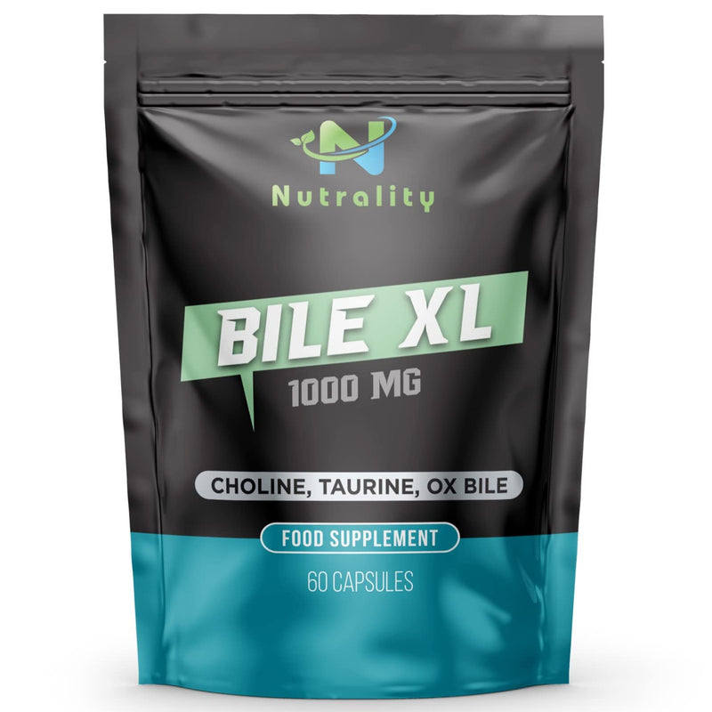Nutrality Bile XL - 60 Capsules - Bile Supplement for Liver Detox - Gallbladder Supplements for Adults - 30-Day Supply - Natural Premium Quality - BeesActive Australia