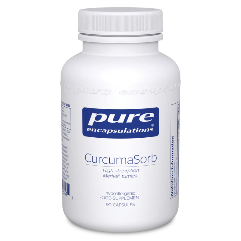 Pure Encapsulations - CurcumaSorb - Meriva Turmeric - Source of Curcumin - High Absorption - 90 Capsules - BeesActive Australia