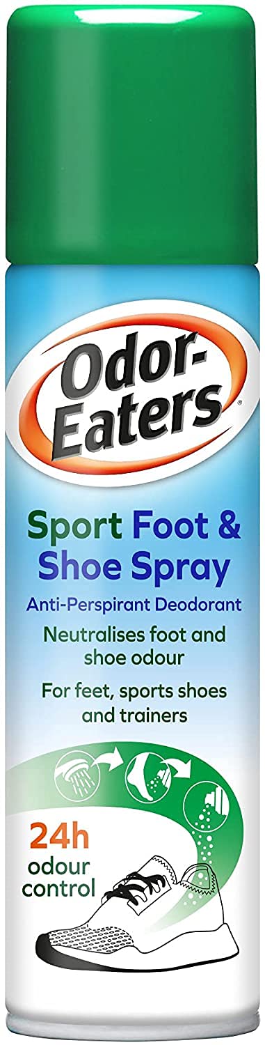 Odor-Eaters, 24 Hour Odour Destroying Antiperspirant Foot and Shoe Spray for Sport Shoes, Pack of 3 - BeesActive Australia