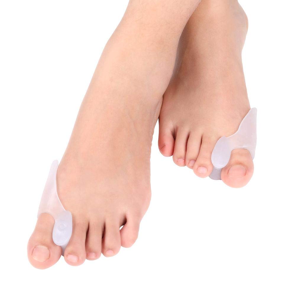 2 Pairs Gel Toe Separator, Bunion Corrector Big Toe Straightener Metatarsal Cushion Bunion Protector Pads Bunion Splint for Overlapping Toes Hammer Toe Bunion Bent Toe Crooked Tip 4 Pcs for Big Toes and Other - BeesActive Australia