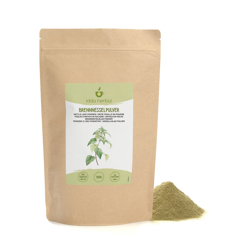 Nettle powder (500g, 1.1lb), dried nettle, nettle powder 100% natural without additives, vegan, ground nettle 500 GR - BeesActive Australia