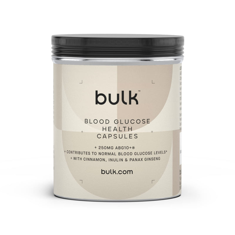 Bulk Blood Glucose Supplement Capsules, Blood Sugar, GDA, Chromium, Cinnamon, Zinc, Pack of 60 - BeesActive Australia