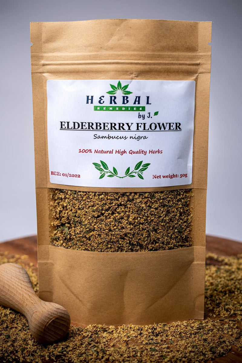 Elder Flower Tea Elderberry / Dried Loose Flower / Immune Booster Sambucus Nigra - Herbal Remedies by J. - Czarny Bez kwiat - BeesActive Australia