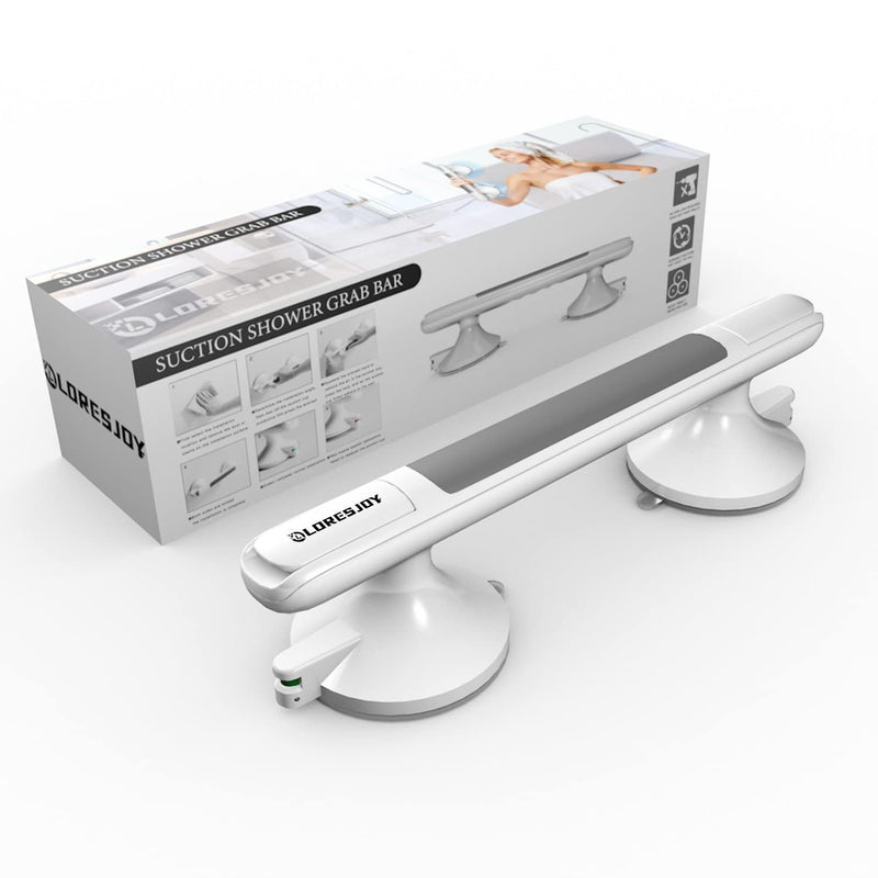 Suction Bathroom Grab Rails for Elderly, Shower Handles for Elderly with Suction Cup and Suction Warning, Safety Hand Rails Disabled for Bathrooms, Grab Handles for Disabled, Portable Mobility Aids 1pcs - BeesActive Australia