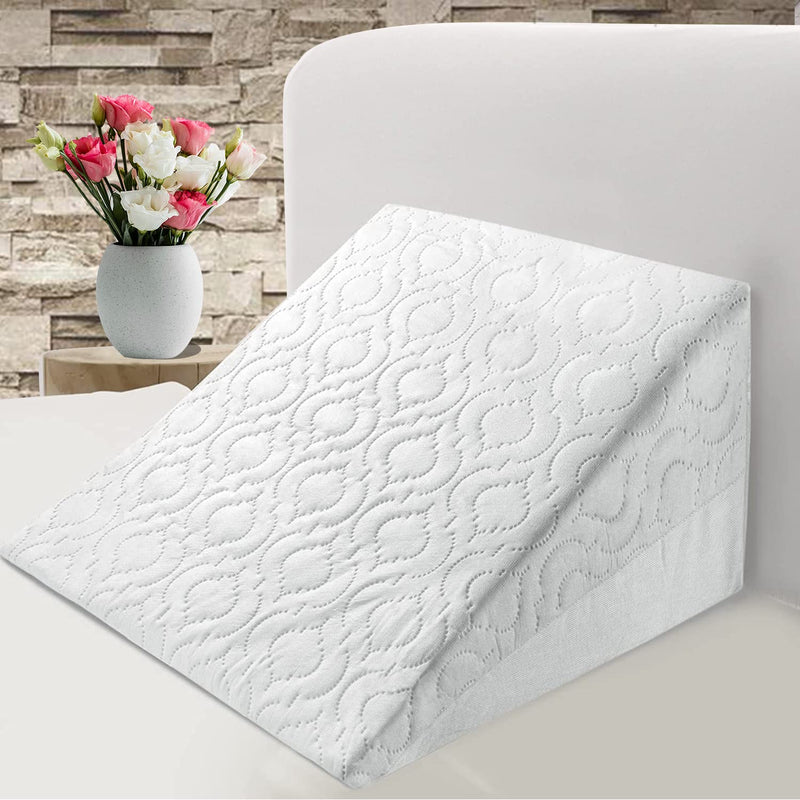 Pinkfairy® Wedge Pillow - Orthopedic Increase Blood Circulation Back Support Pillow for Acid Reflux & Back Pain Pressure Relief - Perfect for Relaxing, Sitting & Reading, (51cm x 46cm x 28cm) 51cm x 46cm x 28cm - BeesActive Australia