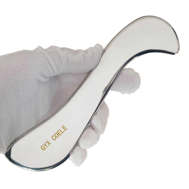 GYX COELE Muscle Scraper Stainless Steel Gua sha Scraping Massage Tool IASTM Tools Great Soft Tissue Mobilization Tool(GYX COELE-2) GYX COELE-2 - BeesActive Australia