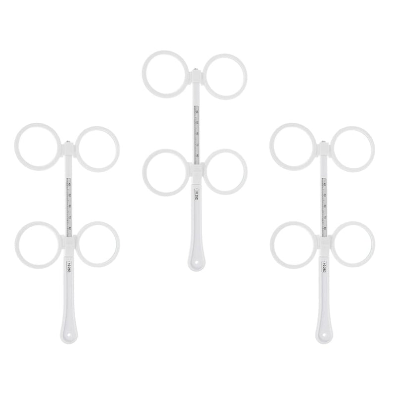 Optical Flipper Optometry Flips Lens: 3pcs �25� �0. 5� �100� Optometry Flip for Near Vision Amblyopia Confirmation Test - BeesActive Australia