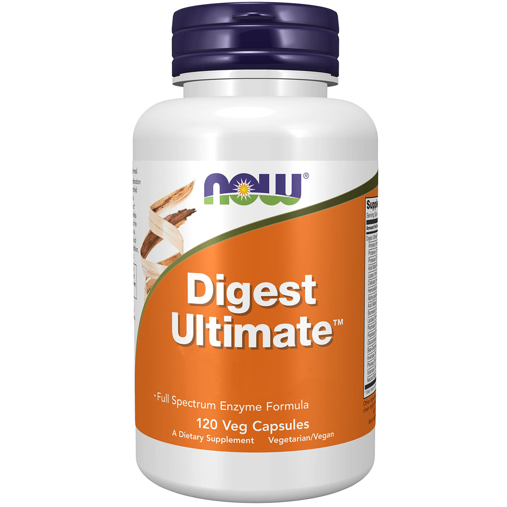 Now Foods, Digest Ultimate (Digestive Dnzymes), 120 Vegan Capsules, Lab-Tested, SOYA Free, Gluten Free, Non-GMO, Vegetarian - BeesActive Australia