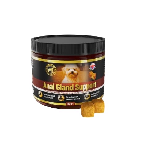 gland treatment for dogs - 60 natural soft chews emptying dog gland sacs – Effective dog gland treatment (Chicken flavour) Chicken flavour