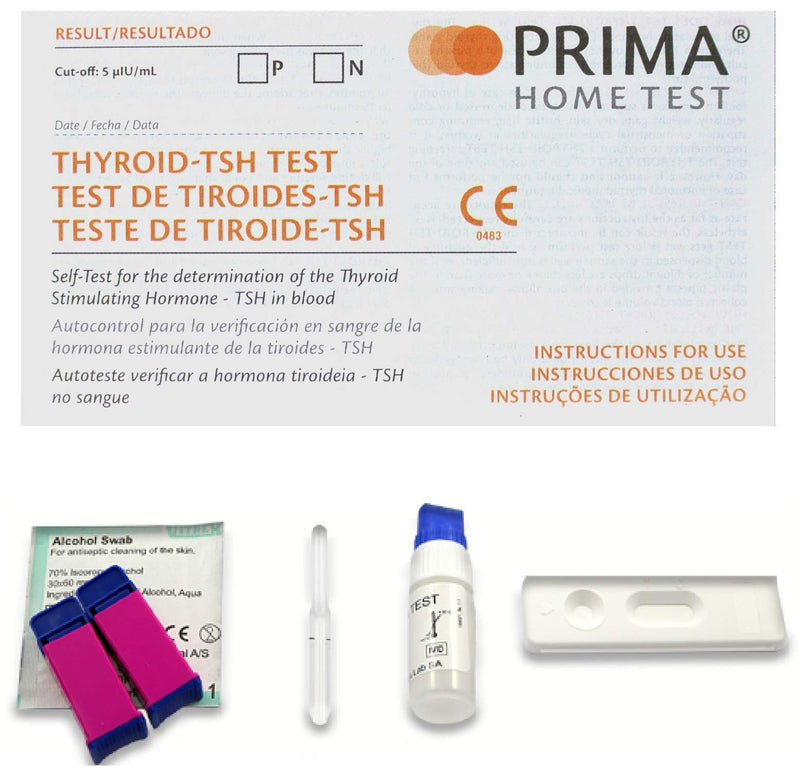 Prima Thyroid Stimulating Hormone (TSH) Under Active Thyroid Detection Testing Kit - BeesActive Australia