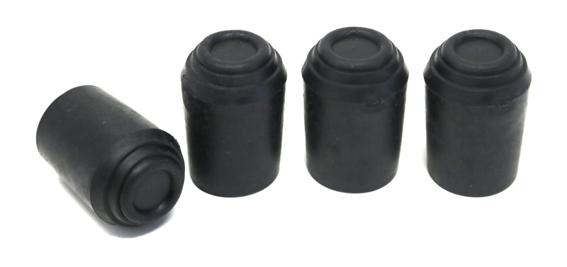 fiXte Replacement Walking Stick Cane Crutch Hiking Pole Rubber End Ferrule Black 19mm (4) 4 - BeesActive Australia