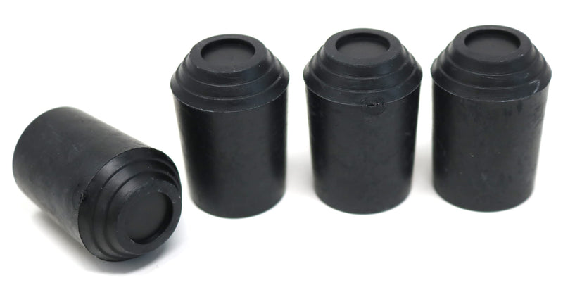 fiXte Replacement Walking Stick Cane Crutch Hiking Pole Rubber End Ferrule Black 22mm (4) 4 - BeesActive Australia