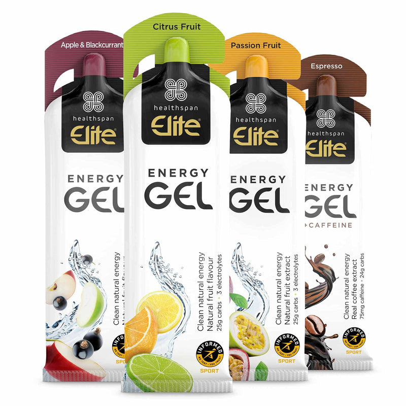 British Cycling Energy Gels | 25g Dual Source Fast Acting Carbs | 3 Electrolytes- Sodium, Potassium & Calcium | Vegan (Mixed Box) Mixed Box - BeesActive Australia