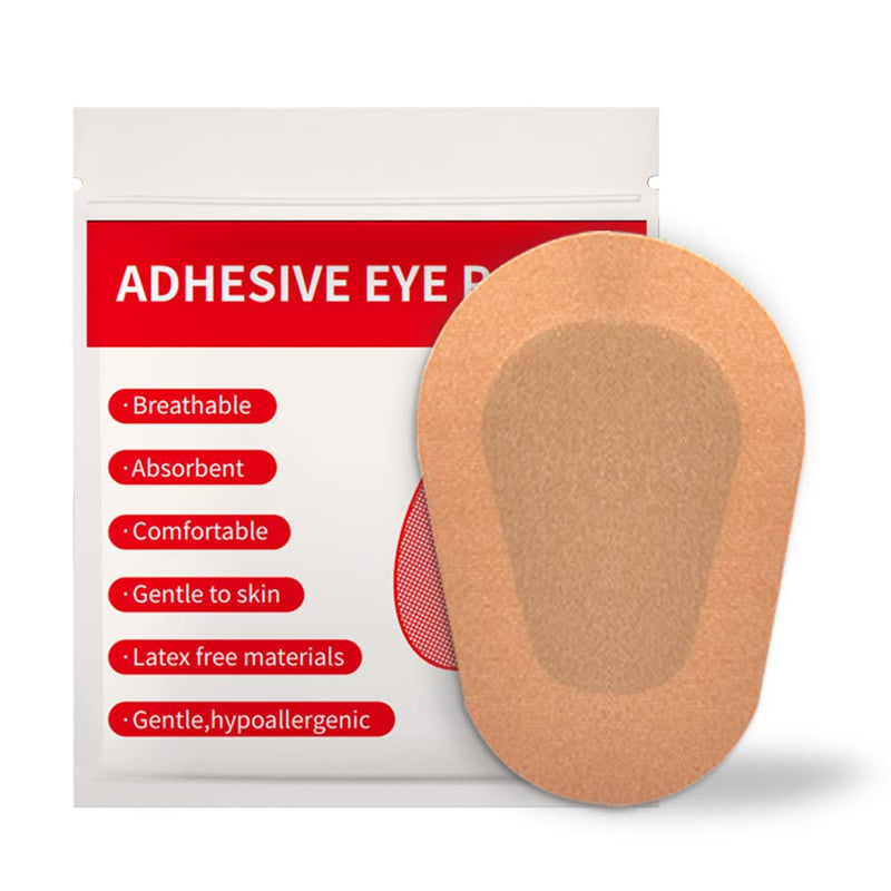 AndicAge Eye Patches for Kids with Lazy Eye Gentle Adhesive Eye Patches Pad for Adults, Beige Skin Tone (40PCS) - BeesActive Australia