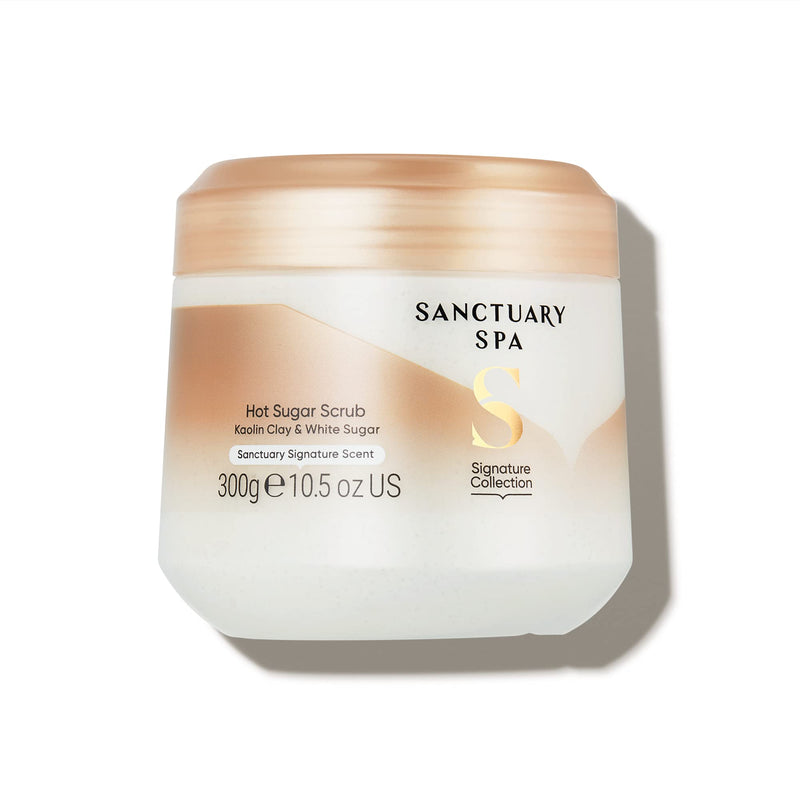 Sanctuary Spa Hot Sugar Scrub, No Mineral Oil, Cruelty Free and Vegan Sugar Body Exfoliator, 300 ml - BeesActive Australia