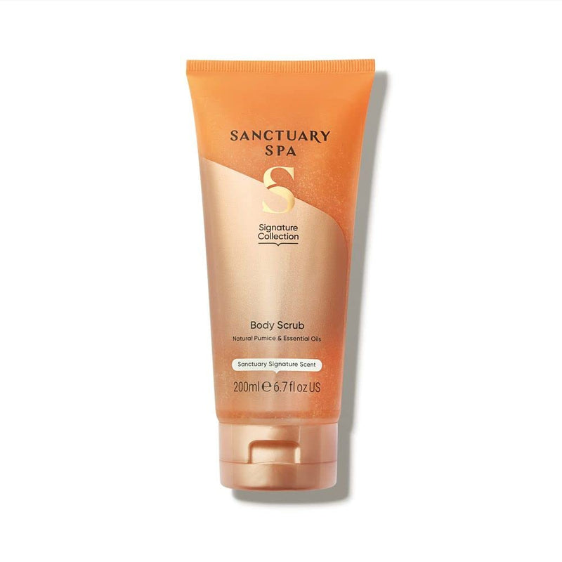 Sanctuary Spa Exfoliating Body Scrub, No Mineral Oil, Cruelty Free and Vegan Body Exfoliator, 200 ml Signature - BeesActive Australia