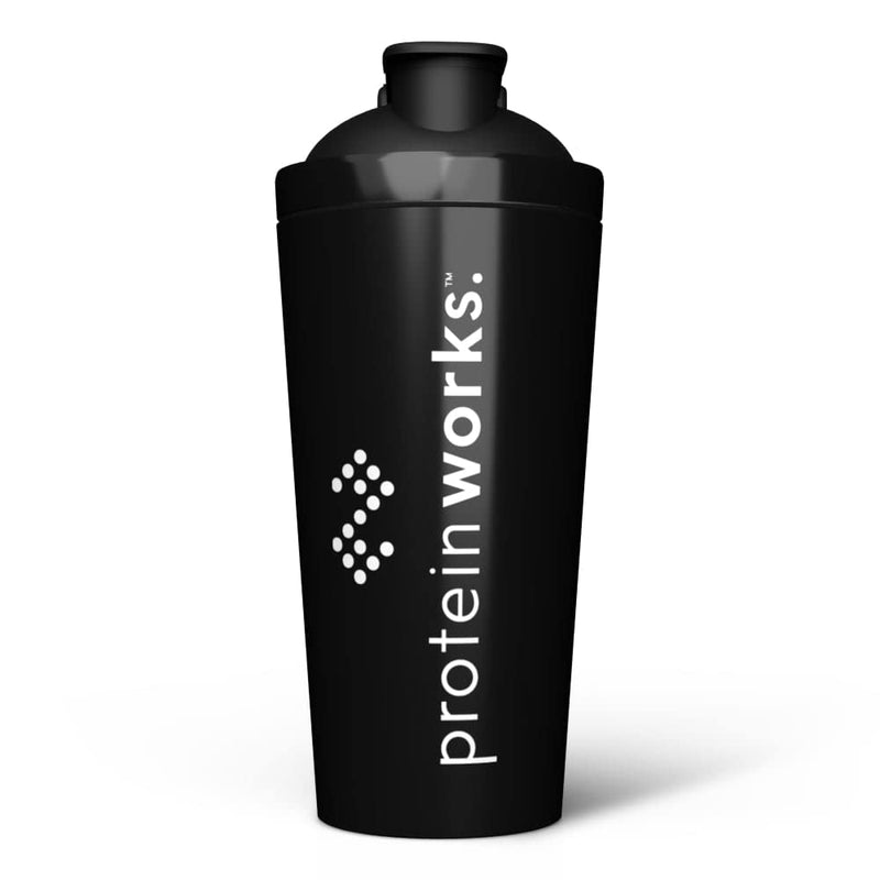 The PROTEIN WORKS Metallic Midnight Shaker | Stainless Steel | Durable Protein Shaker | 739ml 739 ml - BeesActive Australia