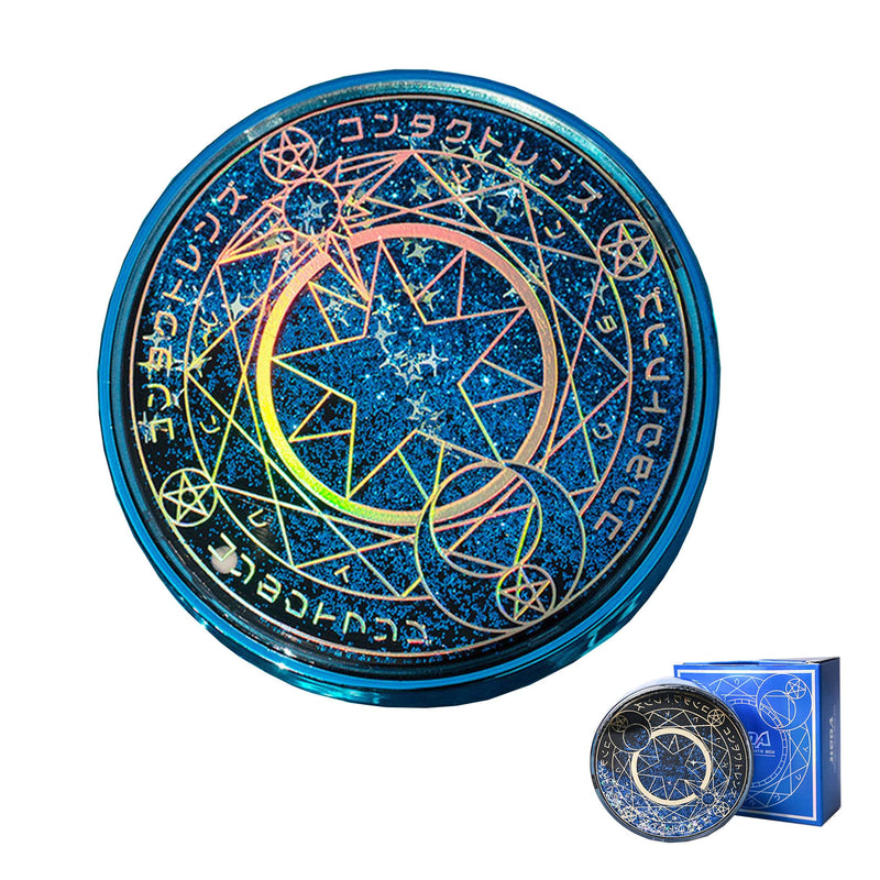 Travel Contact Lens Cases with Mirror, Magical Girl, Durable, Compact, Portable Soak Storage Kit, Protect Your Eyes, Home Case Easy Carry Mini Box,Tweezers Solution Bottle Lens Container Blue - BeesActive Australia