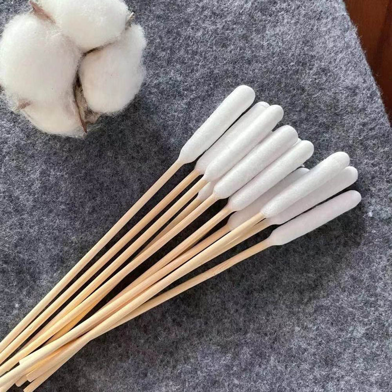 Cotton Ear Buds Swabs for Dogs & Cats, Ear Wax Infection Removal, Itchy Ear, Eye Cleaning and general Pet Cleaning 15cm long (pack of 50)