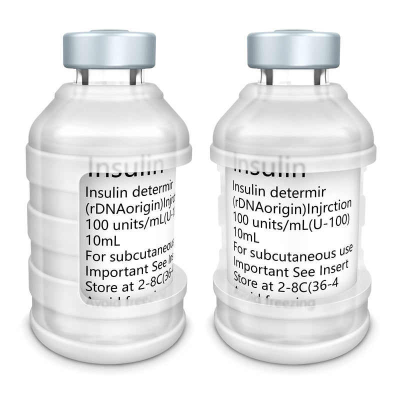MEDMAX Insulin Via Bottle Protector Case for Diabetic, Insulin Vial Holder Silicone Protective Sleeve to Protect Your Insulin Vial from Breaking, for Most 10ML Insulin Vials, 2-Pack, (Clear) Short-Clear - BeesActive Australia