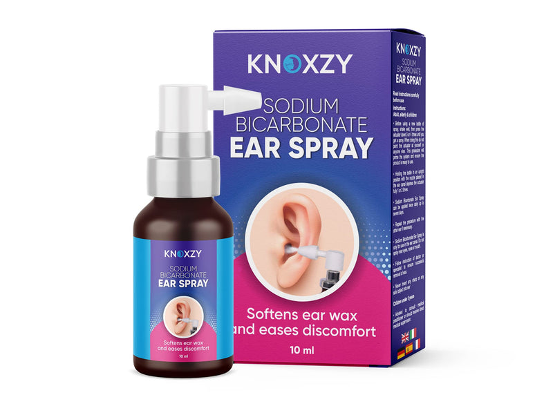 Knoxzy Sodium Bicarbonate Ear Spay, Ear Wax Remover for Clogged Ear Relief and Swimmer’s Ear – 10ml Pack of 1 - BeesActive Australia
