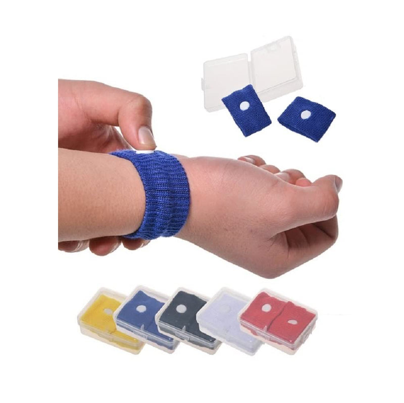 Travel Sickness Bands Anti Nausea Bracelets Twin Pack Motion Sea Car Adult Children - BeesActive Australia
