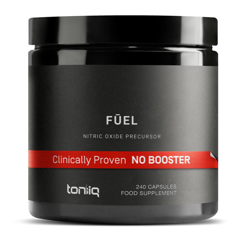Fuel by Toniiq - 3,000mg Nitric Oxide Booster - 99% Purified L-Arginine - 99% Purified L-Citrulline - Min. 4% Beet Root Nitrates - Clinically Proven Velox Blend - 240 Veggie Capsules - BeesActive Australia