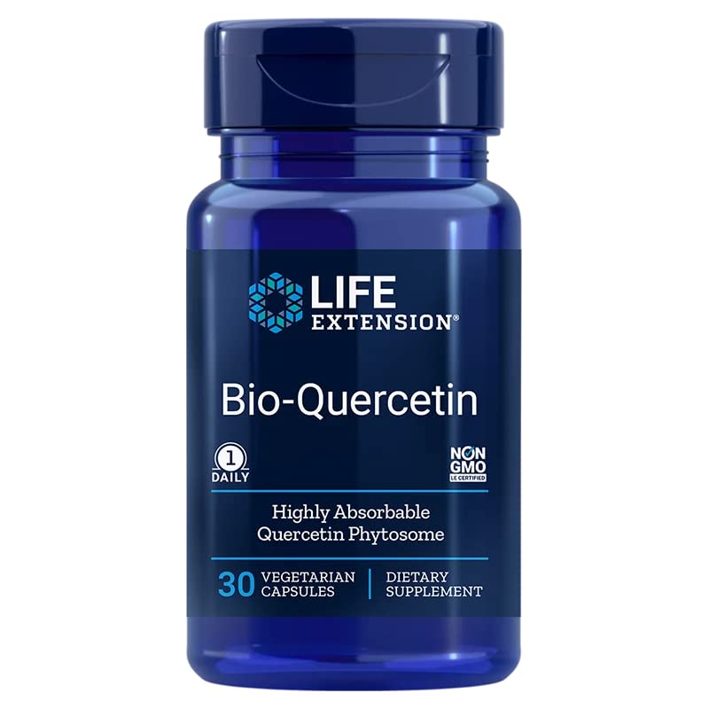 Life Extension, Bio Quercetin, 10mg, with Phosphatidylcholine, 30 Vegan Capsules, Laboratory Tested, Gluten-Free, Vegetarian, SOYA-Free, Non-GMO - BeesActive Australia