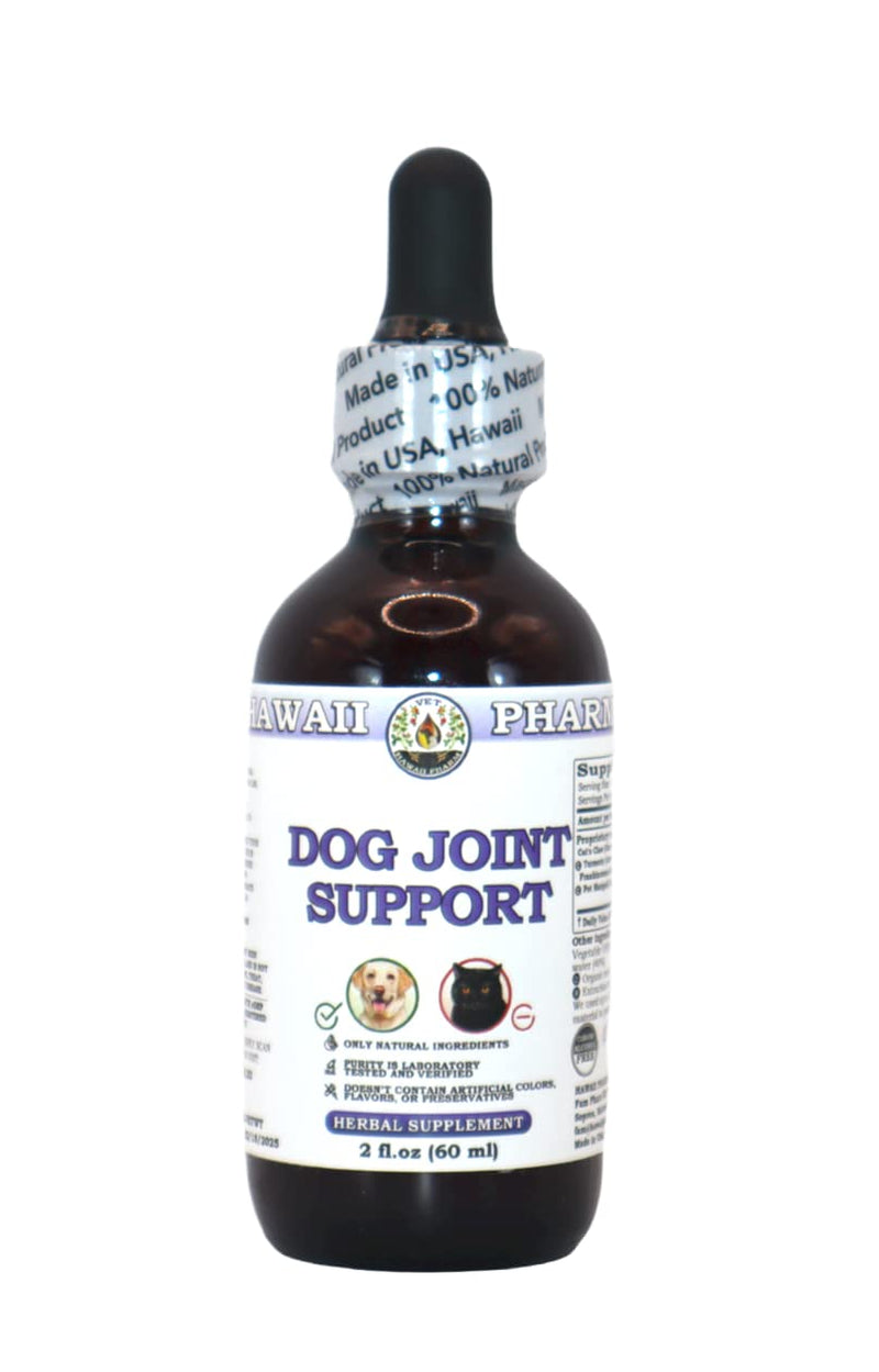 Dog Joint Support Natural Alcohol-Free Liquid Extract, Pet Herbal Supplement 60 ml 60 ml (Pack of 1)