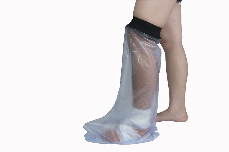 Waterproof Leg Cast Cover for Shower,Bath-Reusable Leg Waterproof Protector Keep Cast and Bandage Dry-Adult Half leg-66cm - BeesActive Australia
