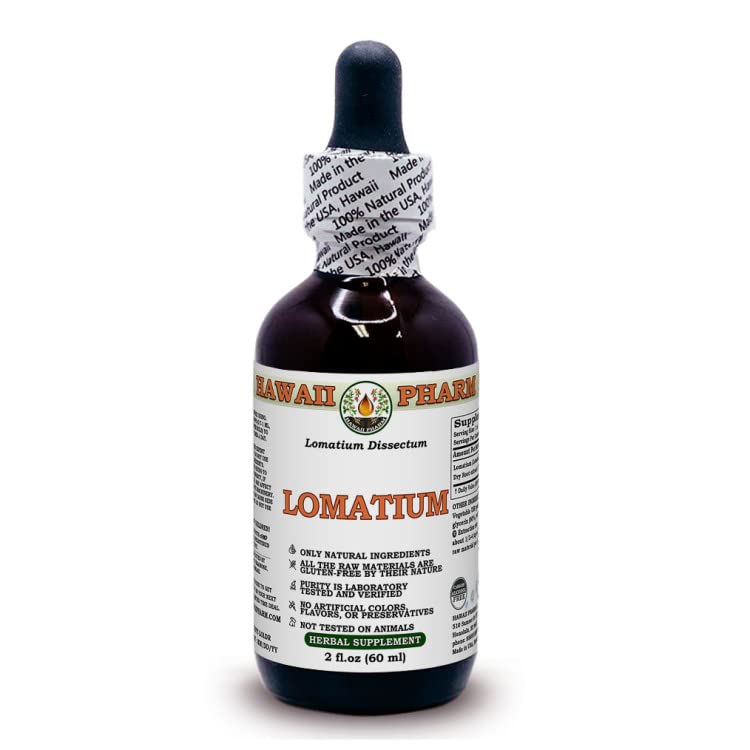 Lomatium (Lomatium Dissectum) Dry Root Alcohol-Free Liquid Extract Glycerite 60 ml - BeesActive Australia