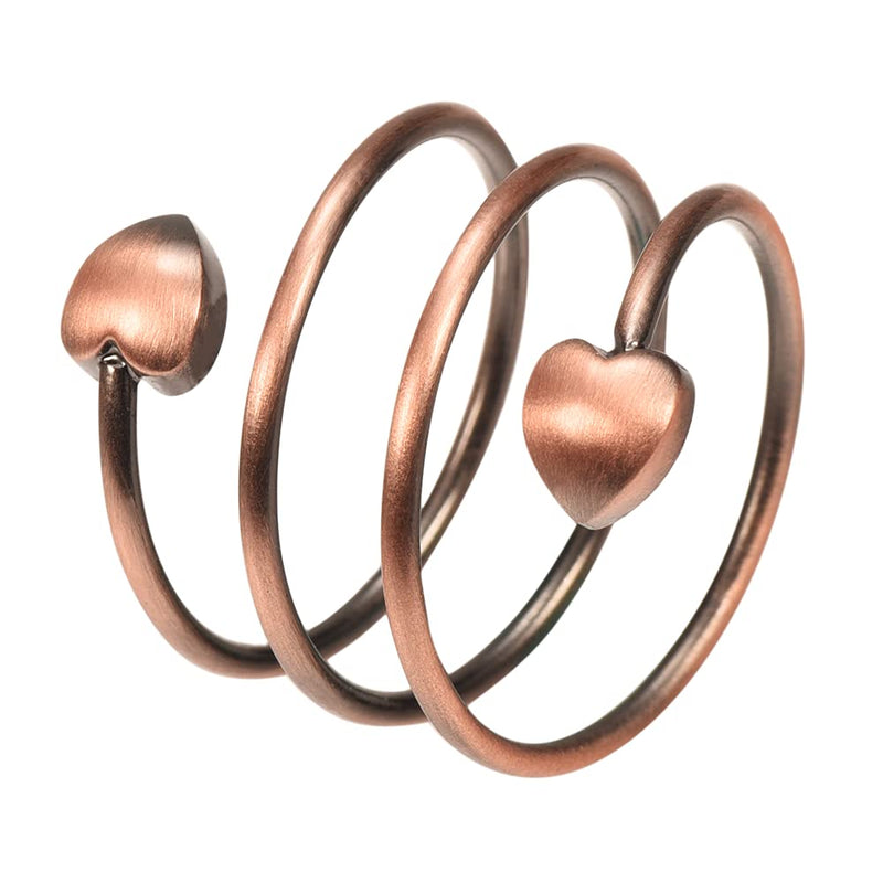 EnerMagiX Magnetic Copper Rings for Men Women, Pure Copper Magnetic Rings with Four Strong Magnets,Adjustable Copper Rings - BeesActive Australia