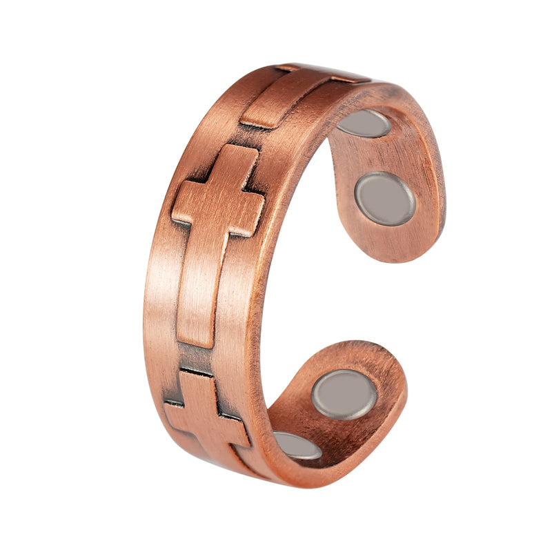 EnerMagiX Pure Copper Magnetic Rings for Women, Magnetic Rings, Birthday Day Gift for Mom, Wife, Daughter, Women’s Day Gift - BeesActive Australia